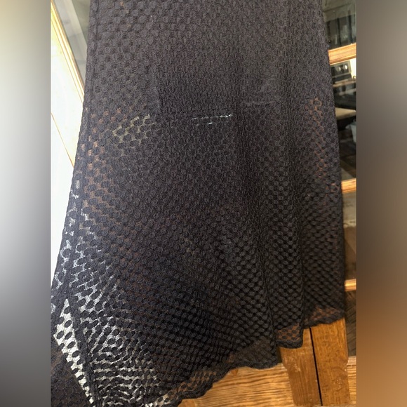 EUC Baciano Lace‎ Overlay Maxi Sleeveless Black Dress - Picture 7 of 10